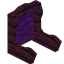 Purple Crimson Fancy Seat Back