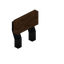 Brown Ebony Raised Seat Back
