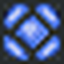 Sapphire Lamp On