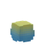 Yellow and Blue Easter Egg