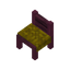 Crimson Chair With Hay Seat