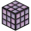 Square Magenta Stained Glass