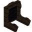 Black Canopy Fancy Seat Back