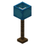 Tall Light Blue Lamp
