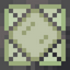 Large Diamond Green Stained Glass Pane