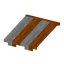 Orange Striped Awning