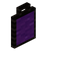 Purple Blackwood Tall Seat Back