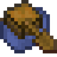 Blue Enchanted Boat with Chest