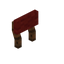 Red Dark Raised Seat Back