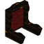 Red Brimwood Fancy Seat Back