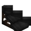 Black Longer Flat Roof (Framed)