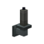 Light Gray Silver Wall Candle