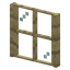 Birch Planks Four Pane Window
