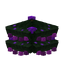 Purple Decorated Christmas Tree Bottom