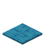 Tripped Light Blue Carpet