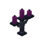 Magenta Iron Candelabra