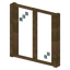 Rectangle Stripped Jungle Window