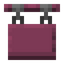 Secret Crimson Hanging Sign