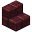 Cut Crimsite Brick Stairs