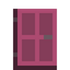 Crimson Four Panel Door