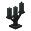 Gray Candelabra