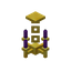 Purple Golden Chandelier