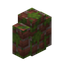 Mossy Red Brick Wall