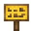 Yellow Canvas Sign