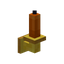 Orange Golden Wall Candle