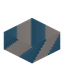 Blue Candy Cane Slab