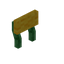 Yellow Green Enchanted Raised Seat Back