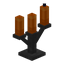 Orange Candelabra