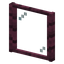 Crimson Planks Pane Window