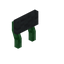 Gray Green Enchanted Raised Seat Back