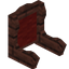 Red Cika Fancy Seat Back