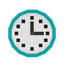 Cyan Clock
