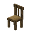 Oak Striped Chair