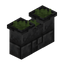 Deepslate Brick Grass Topped Wall