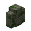 Mossy Limestone Brick Wall