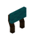 Cyan Dark Oak Raised Seat Back