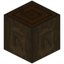 F Sign Stripped Dark Oak Log
