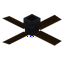Dark Oak Dark Ceiling Fan