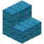 Light Blue Wool Stairs