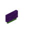 Purple Green Bioshroom Small Seat Back