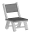 Light Gray Folding Chair
