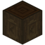 K Sign Stripped Dark Oak Log