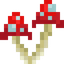 Double Red Mushroom
