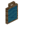Light Blue Pine Tall Seat Back