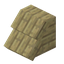 Birch Planks Steep Base Roof