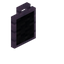 Black Mauve Tall Seat Back